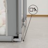 Bebestars Πάρκο για μωρά ορθογώνιο 150×150 Playzen Grey (880-100)