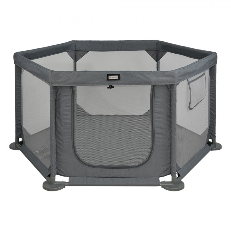 Bebestars Παρκοκρέβατο Πολύγωνο Cool Grey (889-186)