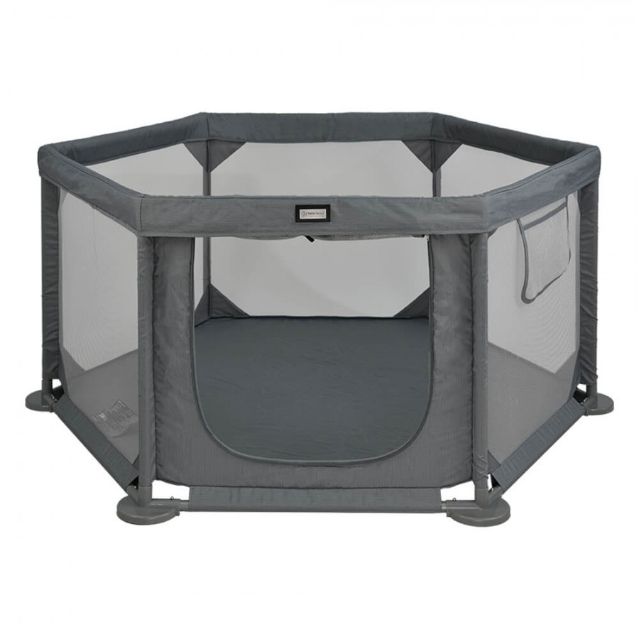 Bebestars Παρκοκρέβατο Πολύγωνο Cool Grey (889-186)
