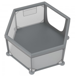 BebeStars Πάρκο Πολύγωνο με Στρώμα Neestilo Γκρι (889-100) BebeStars Πάρκο Πολύγωνο με Στρώμα Neestilo Γκρι (889-100)