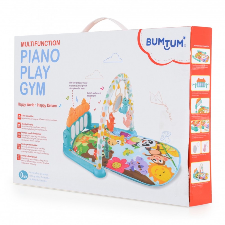 Cangaroo Βρεφικό Χαλάκι Γυμναστήριο Playmat Piano Play Gym (8906156553693)