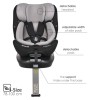 Bebestars Κάθισμα Αυτοκινήτου Nobile i-Size 360° Black (924-187) Bebestars Κάθισμα Αυτοκινήτου Nobile i-Size 360° Black (924-187)
