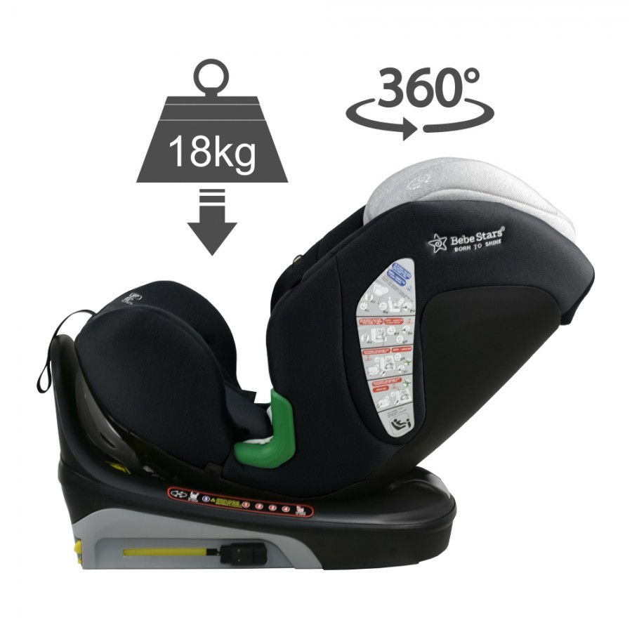 Bebestars Κάθισμα Αυτοκινήτου Nobile i-Size 360° Black (924-187) Bebestars Κάθισμα Αυτοκινήτου Nobile i-Size 360° Black (924-187)