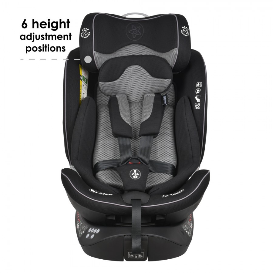 Bebestars Κάθισμα Αυτοκινήτου Golden Series Air Touch i-Size (40-150 cm) Black (925-187) Bebestars Κάθισμα Αυτοκινήτου Golden Series Air Touch i-Size (40-150 cm) Black (925-187)