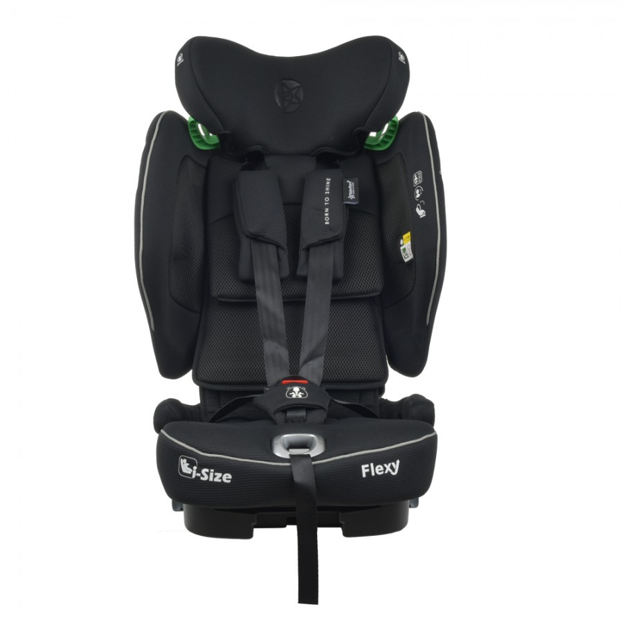 Bebestars Κάθισμα Αυτοκινήτου Flexy Isofix i-Size Black (934-188)