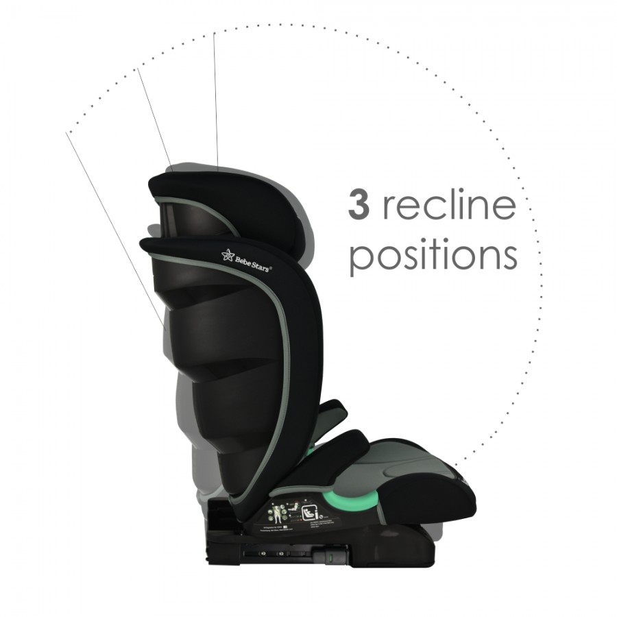 Bebestars Κάθισμα Αυτοκινήτου 100-150cm Max Isofix i-Size Olive (936-176) Bebestars Κάθισμα Αυτοκινήτου 100-150cm Max Isofix i-Size Olive (936-176)