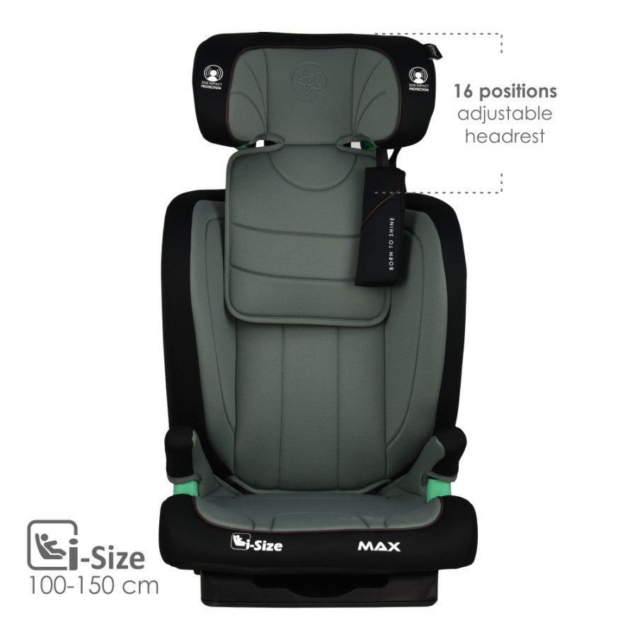 Bebestars Κάθισμα Αυτοκινήτου 100-150cm Max Isofix i-Size Olive (936-176) Bebestars Κάθισμα Αυτοκινήτου 100-150cm Max Isofix i-Size Olive (936-176)