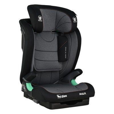 Bebestars Κάθισμα Αυτοκινήτου 100-150cm Max Isofix i-Size Grey (936-186)