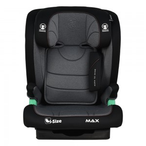 Bebestars Κάθισμα Αυτοκινήτου 100-150cm Max Isofix i-Size Grey (936-186)