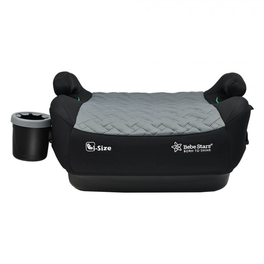 Bebestars Κάθισμα Αυτοκινήτου Booster Isofix i-Size Grey (954-186)
