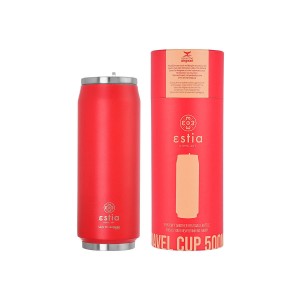 Estia θερμός Travel Cup Save The Aegean 500ml Scarlet Red (01-9854) Estia θερμός Travel Cup Save The Aegean 500ml Scarlet Red (01-9854)