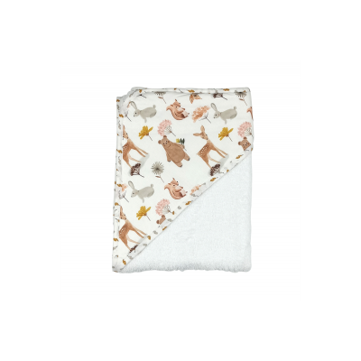 Βaby Star Μπουρνούζι Κάπα Forest Friends λευκό (9987.Λ) Βaby Star Μπουρνούζι Κάπα Forest Friends λευκό (9987.Λ)