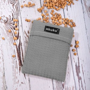 Akuku Θερμοφόρα με κουκούτσια από κεράσι 13 Χ 16 – Γκρι (A0635) Akuku Θερμοφόρα με κουκούτσια από κεράσι 13 Χ 16 – Γκρι (A0635)