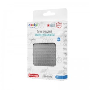 Akuku Θερμοφόρα με κουκούτσια από κεράσι 13 Χ 16 – Γκρι (A0635) Akuku Θερμοφόρα με κουκούτσια από κεράσι 13 Χ 16 – Γκρι (A0635)