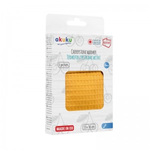 Akuku Θερμοφόρα με κουκούτσια από κεράσι 13 Χ 16 – Κίτρινη (A0636) Akuku Θερμοφόρα με κουκούτσια από κεράσι 13 Χ 16 – Κίτρινη (A0636)
