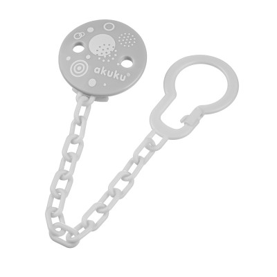 Akuku Κλιπ Πιπίλας Grey (A0700)