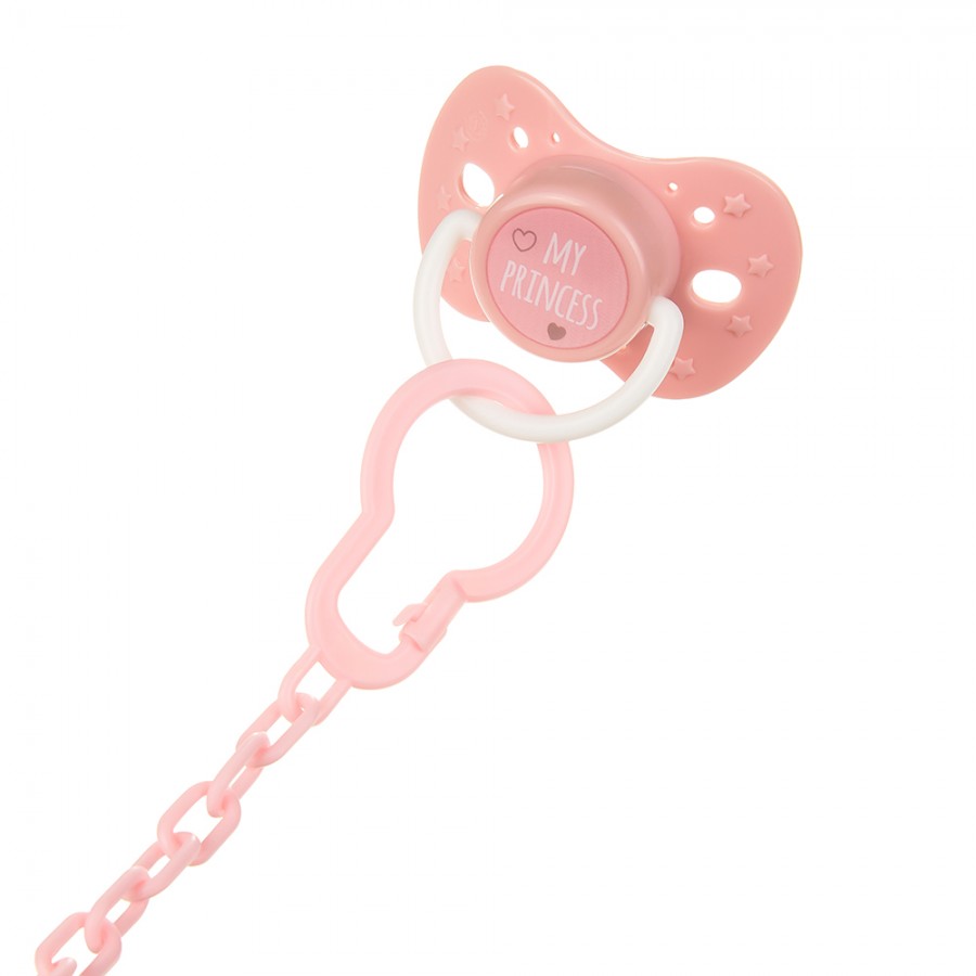 Akuku Κλιπ Πιπίλας Pink (A0701)