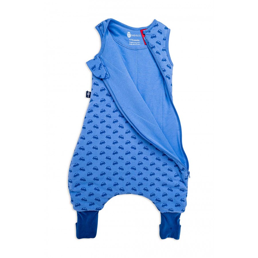 BabyBliss - BlissJump: Χειμωνιάτικος Υπνόσακος με ποδαράκια 2.5 tog "VROOM Cars" (BLISS-JMP-0043)