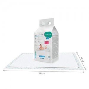BabyOno: Πολυχρηστικό σελτεδάκι μιας χρήσης 40*60 εκ - 20 τεμάχια + 2 δώρο (BN513/22)
