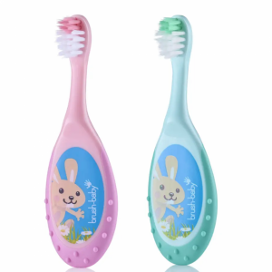 Brush-Baby: FlossBrush Οδοντόβουρτσα και μασητικό 2 σε 1 για 0-3 ετών (Διπλή συσκευασία) - Ροζ Τιρκουάζ (BRB389/G) Brush-Baby: FlossBrush Οδοντόβουρτσα και μασητικό 2 σε 1 για 0-3 ετών (Διπλή συσκευασία) - Ροζ Τιρκουάζ (BRB389/G)