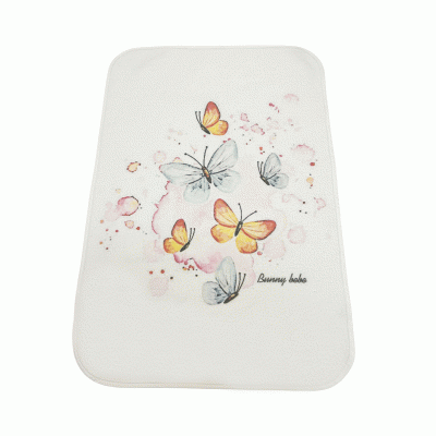 Bunnybebe Σελτές 45×65 με τύπωμα, Πεταλούδες (733-BUTTERFLY)