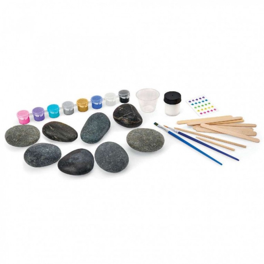 Real Fun Toys DIY Σετ Ζωγραφικής Βότσαλων με Μεταλλικά Χρώματα (CRSS1) Real Fun Toys DIY Σετ Ζωγραφικής Βότσαλων με Μεταλλικά Χρώματα (CRSS1)