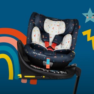 Cosatto Περιστρεφόμενο κάθισμα αυτοκινήτου All in All Extra i-Size 360 με σύστημα Anti-Rebound bar- Doodle Days (CT5833)