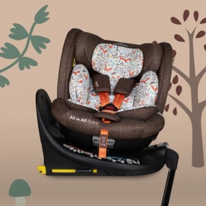 Cosatto Περιστρεφόμενο κάθισμα αυτοκινήτου All in All Extra i-Size 360 με σύστημα Anti-Rebound bar- Foxford Hall (CT5837)