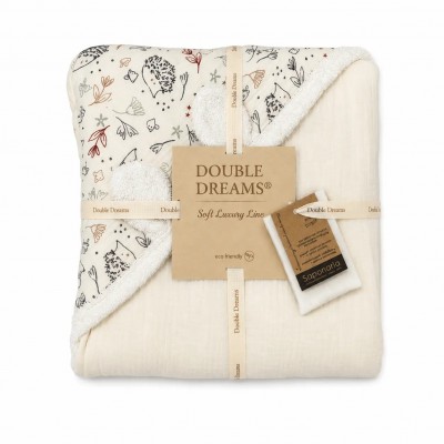 Double Dreams τριγωνικό μπουρνούζι Pikpok (DD.9002) Double Dreams τριγωνικό μπουρνούζι Pikpok (DD.9002)
