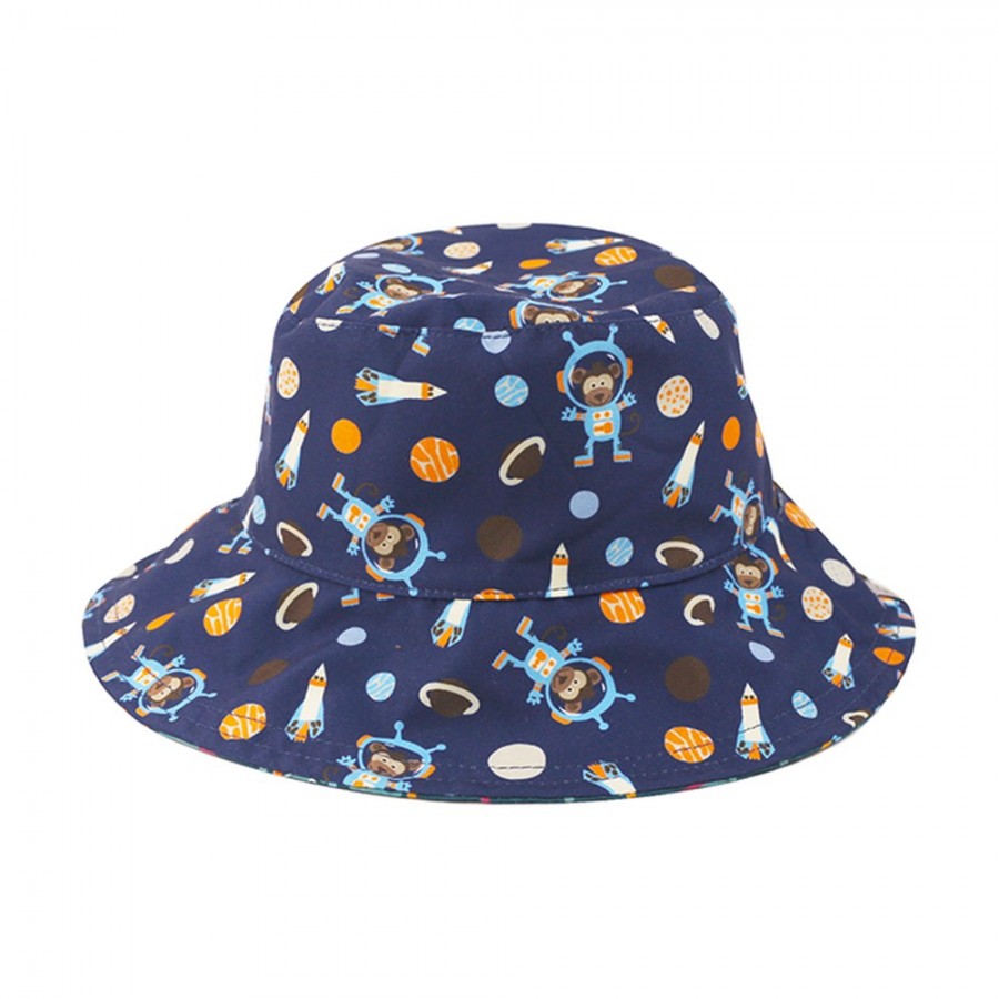 Flapjackkids Καπέλο Διπλής Όψης UPF 50+ Space Monkey/Alligator (FJKPH205X) Flapjackkids Καπέλο Διπλής Όψης UPF 50+ Space Monkey/Alligator (FJKPH205X)