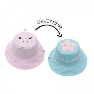 Flapjackkids Καπέλο Διπλής Όψης UPF 50+ Narwhal - Starfish (FJKSH808)