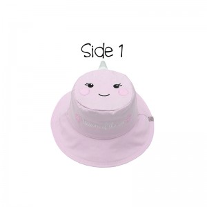 Flapjackkids Καπέλο Διπλής Όψης UPF 50+ Narwhal - Starfish (FJKSH808)