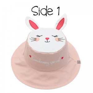 Flapjackkids Καπέλο Διπλής Όψης UPF 50+ – Bunny - Deer (FJKSH81)