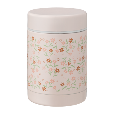 Fresk Stainless steel double-walled food warmer 300ml - Flower Garden (FR-FD100-75)
