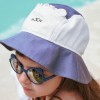 KiETLA: Camper Καπέλο με προστασία UPF50+ με γείσο - προστασία σε σβέρκο και αυτιά - Μπλε Λιονταράκι 0-2ετ΄ων (KBL1NN)