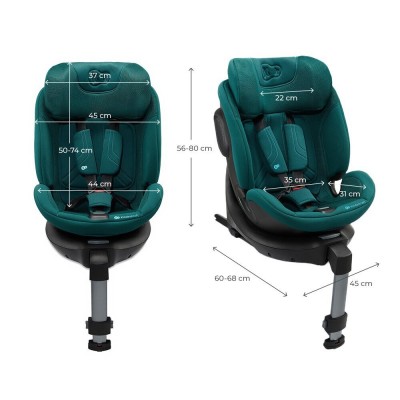 Kinderkraft Xrider 2 Καθισματάκι Αυτοκινήτου i-Size με Isofix Green (KCXRID02GRE0000)