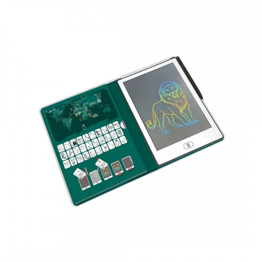 Kidywolf Tablet ζωγραφικής με οθόνη LCD (30 κάρτες) Animals Around The World (KDW-182198) Kidywolf Tablet ζωγραφικής με οθόνη LCD (30 κάρτες) Animals Around The World (KDW-182198)