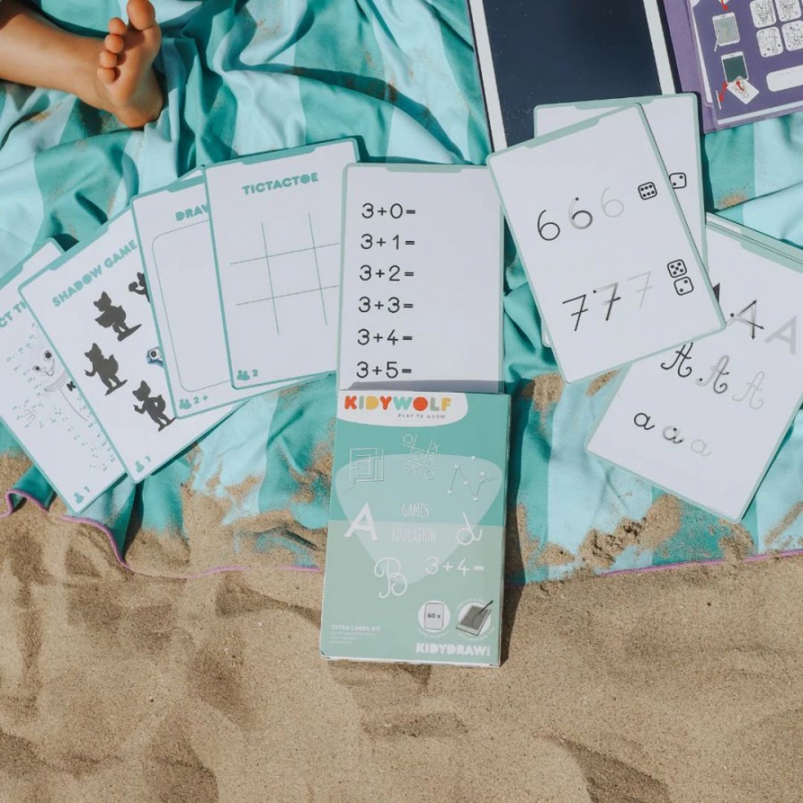 Kidywolf  60 κάρτες για τα Mini Tablet ζωγραφικής με θέμα "Παιχνίδια" & "Εκπαίδευση" (KDW-182426) Kidywolf  60 κάρτες για τα Mini Tablet ζωγραφικής με θέμα "Παιχνίδια" & "Εκπαίδευση" (KDW-182426)
