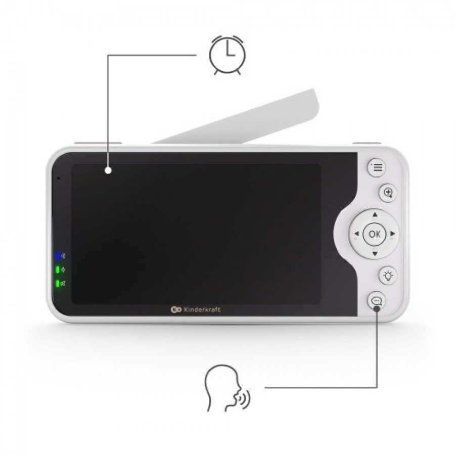 Kinderkraft ενδοεπικοινωνία με κάμερα Nite Eye Glow 5'' (KENIGL00WHT0000) Kinderkraft ενδοεπικοινωνία με κάμερα Nite Eye Glow 5'' (KENIGL00WHT0000)