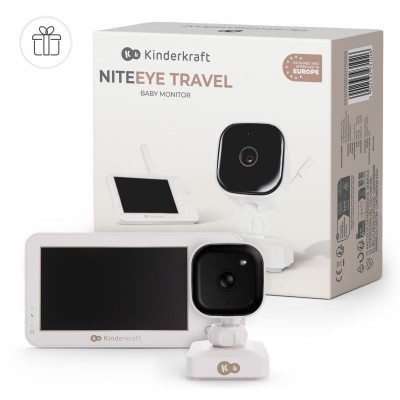 Kinderkraft Ενδοεπικοινωνία Με Κάμερα με Οθόνη 4.3" Niteeye Travel (KENITR00WHT0000)