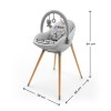 Kinderkraft καρέκλα φαγητού FINI UP Grey (KHFINIUPGRY0000) Kinderkraft καρέκλα φαγητού FINI UP Grey (KHFINIUPGRY0000)