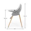 Kinderkraft καρέκλα φαγητού FINI UP Grey (KHFINIUPGRY0000) Kinderkraft καρέκλα φαγητού FINI UP Grey (KHFINIUPGRY0000)