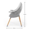 Kinderkraft καρέκλα φαγητού FINI UP Grey (KHFINIUPGRY0000) Kinderkraft καρέκλα φαγητού FINI UP Grey (KHFINIUPGRY0000)