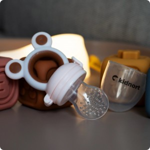 Kidnort Τροφοδότης Σιλικόνης 2in1 Tannleke Pink (KID000038) Kidnort Τροφοδότης Σιλικόνης 2in1 Tannleke Pink (KID000038)