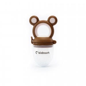 Kidnort Τροφοδότης Σιλικόνης 2in1 Tannleke Brown (KID000040) Kidnort Τροφοδότης Σιλικόνης 2in1 Tannleke Brown (KID000040)
