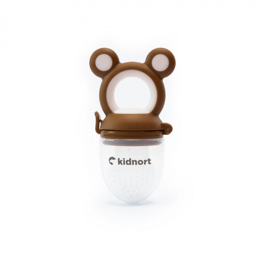 Kidnort Τροφοδότης Σιλικόνης 2in1 Tannleke Brown (KID000040)