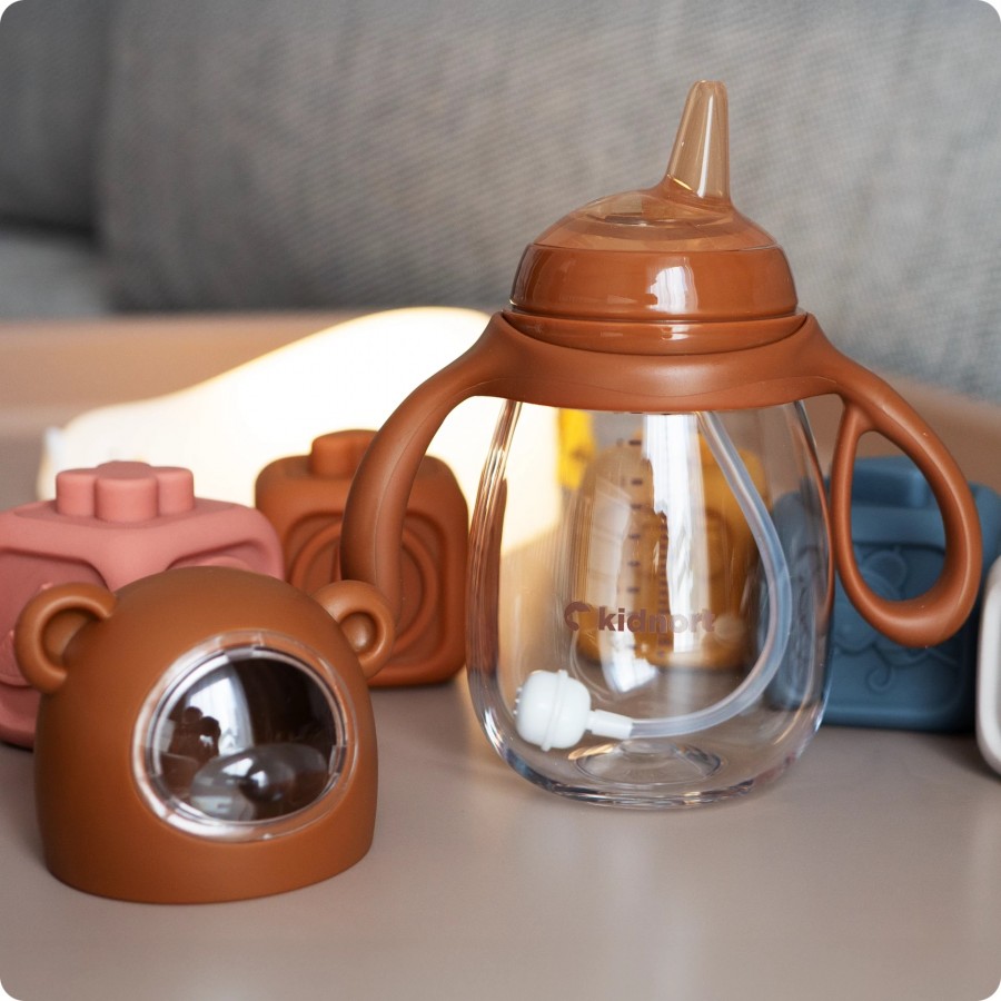 Kidnort Μπιμπερό Jordbaer 300ml Brown (KID000043)