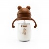 Kidnort Παγούρι με καλαμάκι Bringebaer 300ml Brown (KID000047)