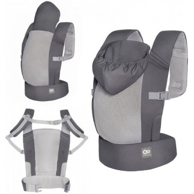 Kinderkraft Μάρσιπος Εργονομικός Carrybee Grey (KNCABE00GRY0000)