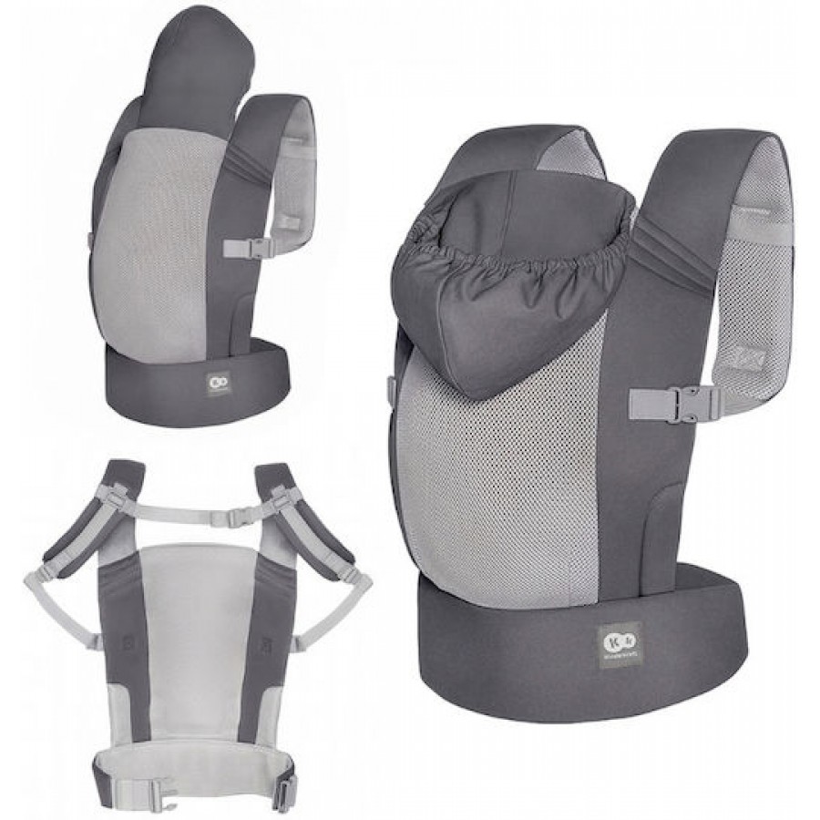 Kinderkraft Μάρσιπος Εργονομικός Carrybee Grey (KNCABE00GRY0000)